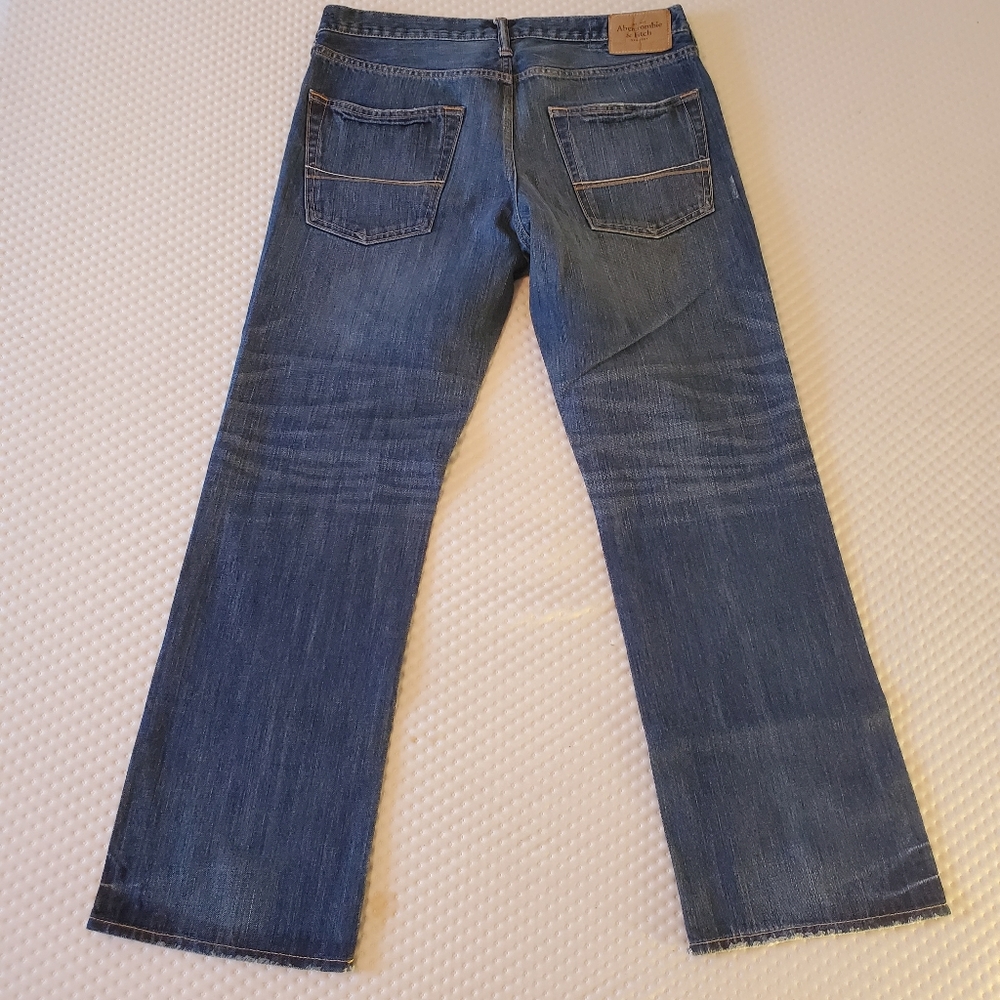 Abercrombie & Fitch Horton Classic Fit Straight Leg Jeans Mens 32x30 Button Fly